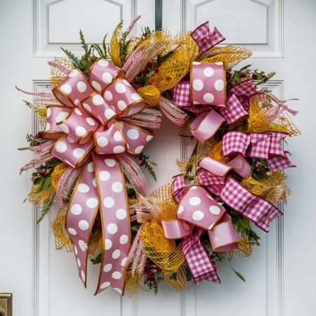 Spring time Floral Wreath